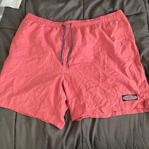 Men’s Vineyard Vines XL Coral swim shorts